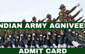 Army Agniveer Rally Admit Card